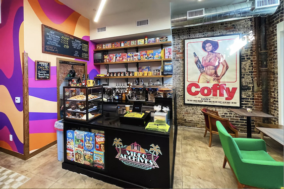 Inside Quentin Tarantino's cafe, Pam's Coffy: retro vibes at the Vista Theater
