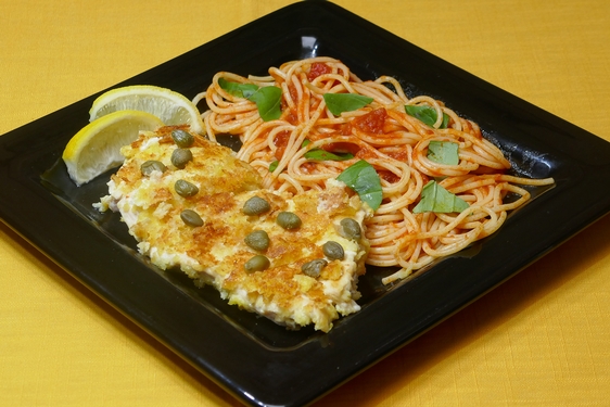 Quick Fix: Chicken Milanese with Spaghetti Pomodoro