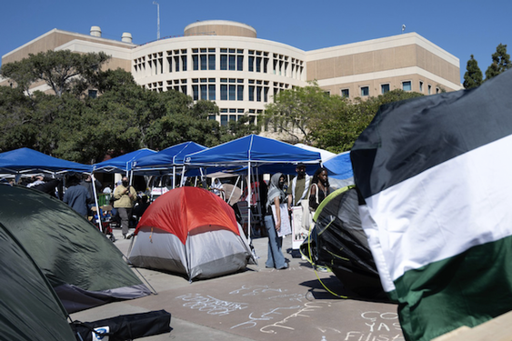 UCI sends suspension notices to several students in the pro-Palestinian encampment on campus